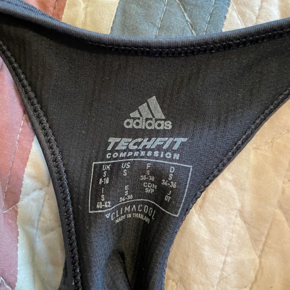ADIDAS TechFit Compression Climacool Sports Bra - Picture 2 of 4